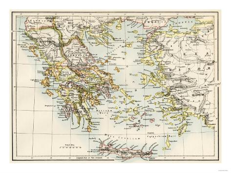 Map of the Aegean Sea inside the Season of Historic Greece image relating to Printable Map of Ancient Greece called Map of the Aegean Sea within just the Year of Historic Greece